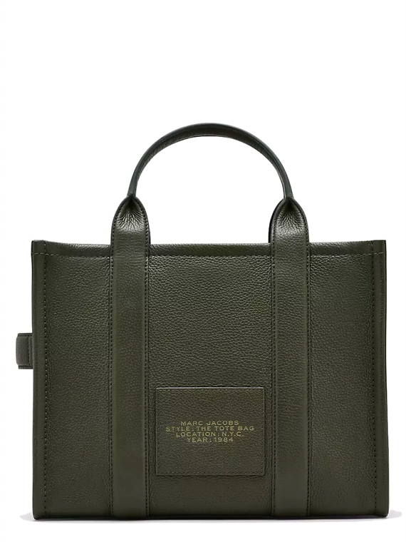 Marc Jacobs The Leather Medium Tote Bag, Forest 